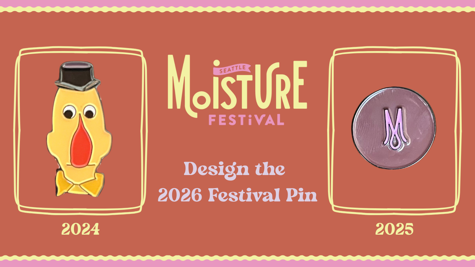 Pin Design Contest Image with 2024 and 2025 Pins